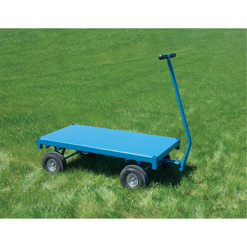 Chariot de ramassage &agrave; plateforme pour l'ext&eacute;rieur, 30" la x 60" la x Capacit&eacute; 1000 lb Les Distributions ICE