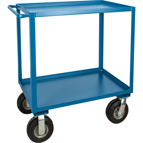 Outdoor Shelf Cart, 2 Tiers, 18" W x 39" H x 33" D, 1200 lbs. Capacity Les Distributions ICE