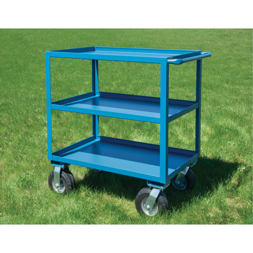 Outdoor Shelf Cart, 3 Tiers, 18" W x 39" H x 33" D, 1200 lbs. Capacity Les Distributions ICE