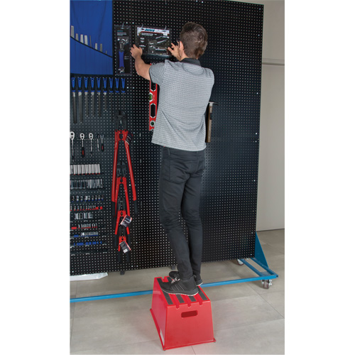 Escabeau industriel, 20-7/8" x 12-3/16" x Hauteur 12" Les Distributions ICE