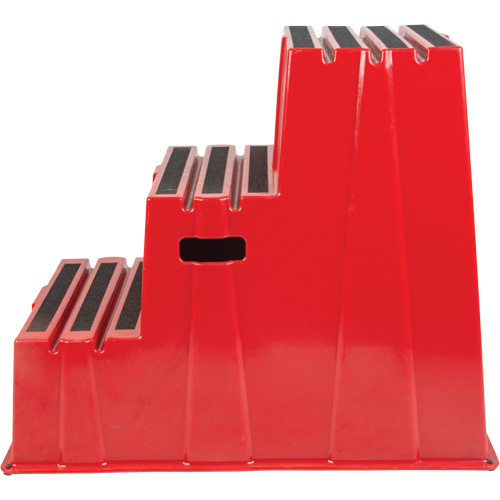 Escabeau industriel, 3 marches, 34-13/16" x 22-7/16" x Hauteur 28-1/2" Les Distributions ICE