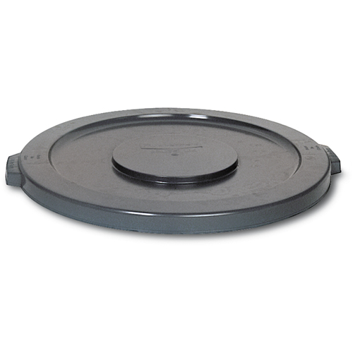 Round Brute&reg; Tops, Flat Lid, Plastic/Polyethylene, Fits Container Size: 19-7/8" Dia. Les Distributions ICE