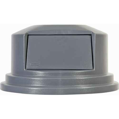 Round Brute&reg; Tops, Dome Lid, Plastic/Polyethylene, Fits Container Size: 26-1/2" Dia. Les Distributions ICE