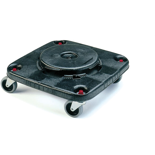 Square BRUTE&reg; Dollies, Polyethylene, Black Les Distributions ICE