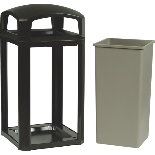 Landmark Series&reg; Classic Container Frame With Rigid Liner, Plastic, 50 US gal. Les Distributions ICE