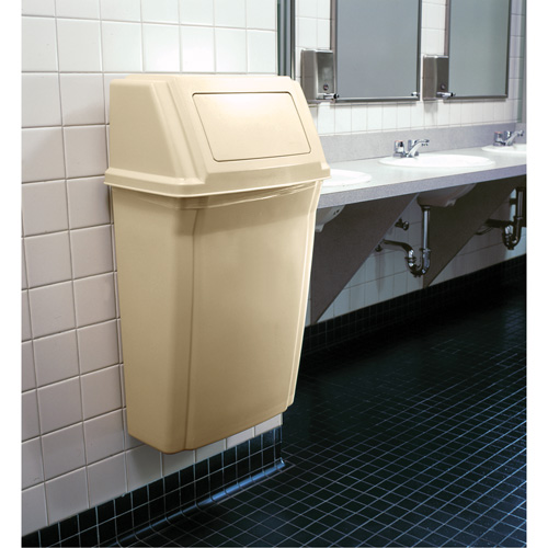 Slim Jim&reg; Containers, Swing Lid, Plastic, Fits Container Size: 19-1/2" x 12" Les Distributions ICE