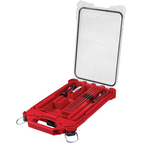 9-Piece Saw Chain Sharpening Set with PACKOUT Low-Profile Compact Organizer, 6 Pcs Les Distributions ICE