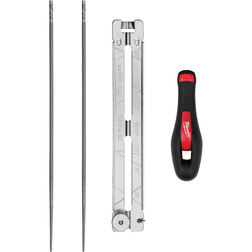 4-Piece 5/32” Saw Chain Sharpening Set Les Distributions ICE
