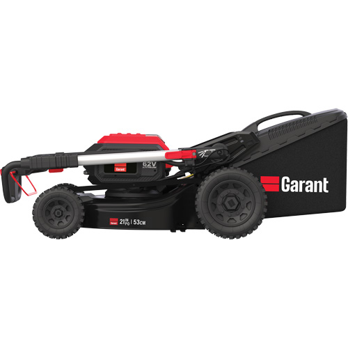Ensemble tondeuse &agrave; gazon &eacute;lectrique de premi&egrave;re qualit&eacute; de 21", Pouss&eacute;e, &agrave; pile, Largeur de coupe 20" Les Distributions ICE