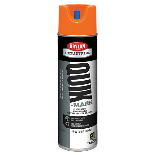 Industrial Quik-Mark Solvent-Based Inverted Marking Paint, 17 oz., Aerosol Can Les Distributions ICE