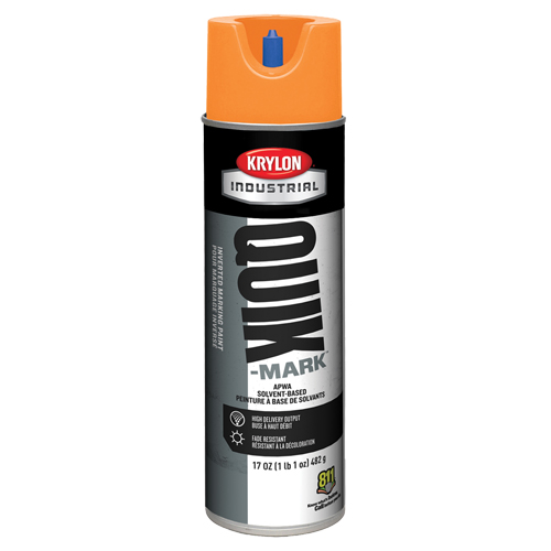Peinture de marquage industrielle invers&eacute;e &agrave; base de solvant Quik-Mark, 17 oz, Canette a&eacute;rosol Les Distributions ICE