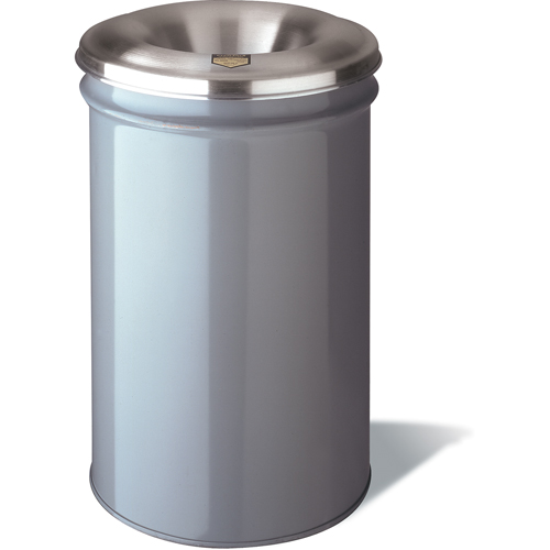 Cease-Fire&reg; Waste Cans, Metal, 4.5 US Gal. Les Distributions ICE