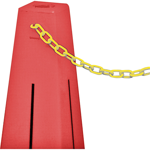 Traffic Cones - Accessories, Yellow, 2" Link, 20' Length Les Distributions ICE