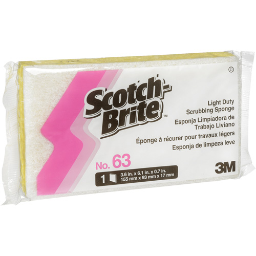 &eacute;ponge &agrave; r&eacute;curer pour les petits travaux Scotch-Brite, Cellulose/&agrave; r&eacute;curer, 3-1/2" la x 6" l Les Distributions ICE