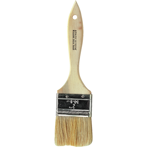 Chip Paint Brush, White China, Wood Handle, 1/2" Width Les Distributions ICE