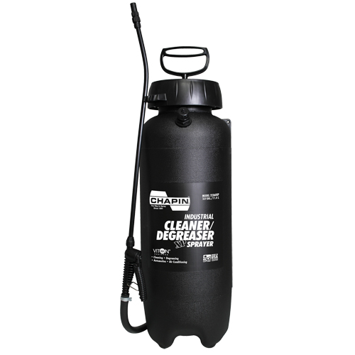 Vaporisateur industriel pour nettoyant & d&eacute;graissant Viton, 3 gal. (11,36 L), Plastique/Poly&eacute;thyl&egrave;ne, Lance de 18" Les Distributions ICE