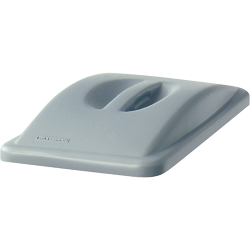 Dessus &agrave; poign&eacute;e Slim Jim, Couvercle plat, Plastique, Convient aux contenants 20-3/8" x 11-5/16" Les Distributions ICE