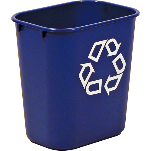 Recycling Container , Deskside, Plastic, 13-5/8 US Qt. Les Distributions ICE