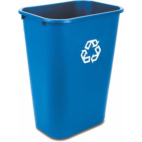 Recycling Container , Deskside, Plastic, 41-1/4 US Qt. Les Distributions ICE