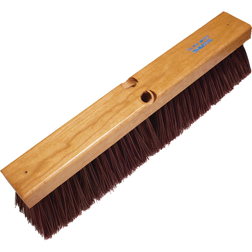Heavy-Duty Garage & Concrete Push Broom, 24", Coarse/Stiff, Polypropylene Bristles Les Distributions ICE