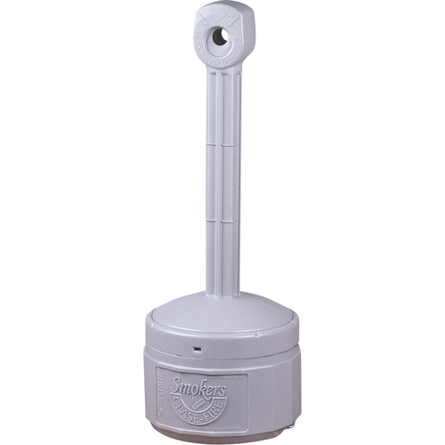 Cendriers Smoker's Cease-Fire, Sur pied, Plastique, Capacit&eacute; 1 gal. US, Hauteur 30" Les Distributions ICE