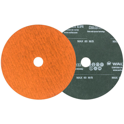 Coolcut XX Sanding Disc, Aluminum Oxide/Ceramic, 24, 5" Dia x 7/8" Arbor Les Distributions ICE