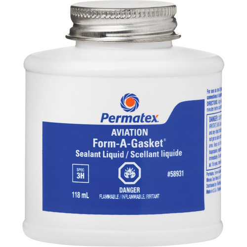 Aviation Form-A-Gasket&reg; No. 3 Sealant Liquid, 118 ml, Bottle Les Distributions ICE