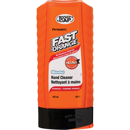 Nettoyant &agrave; mains, Pierre ponce, 443 ml, Bouteille, Orange Les Distributions ICE