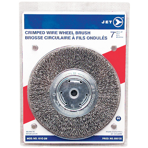 Disque &agrave; fils cr&ecirc;p&eacute;s, 7" dia., Fils 0,014", Arbre 1/2" - 2" Les Distributions ICE