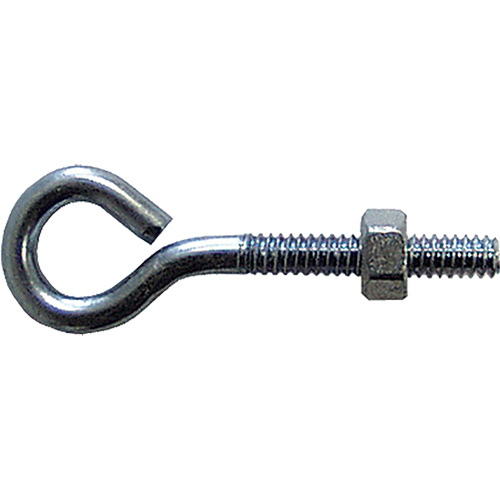 Eye Bolt, 3/8" Dia., 6" L, Zinc Plated Les Distributions ICE