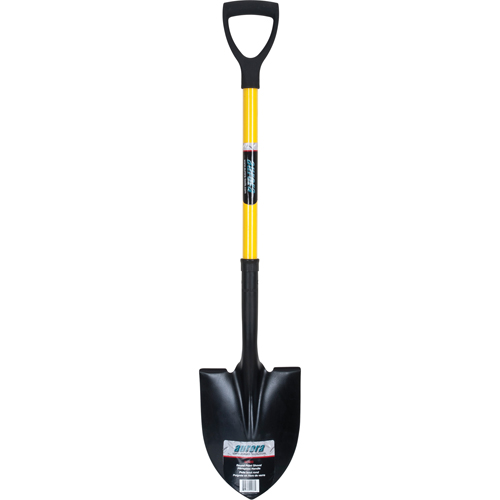 Pelles rondes, Lame Acier durci, Fibre de verre, Manche Prise en D Les Distributions ICE