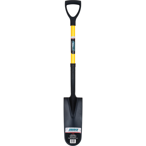 Drain Spade Shovels, Tempered Steel, 16" x 6" Blade, 28-1/2" L, D-Grip Handle Les Distributions ICE
