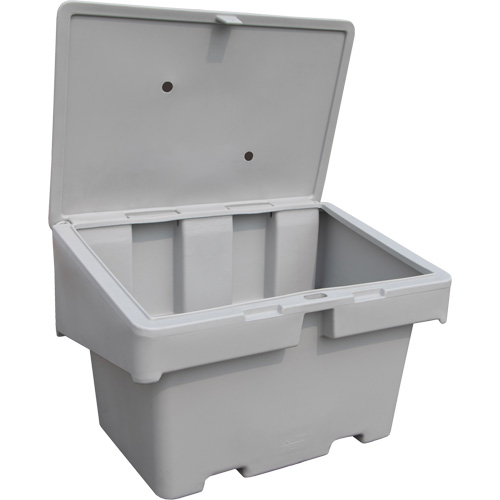 Salt Sand Container SOS, 48" x 33" x 34", 18.5 cu. Ft., Grey Les Distributions ICE