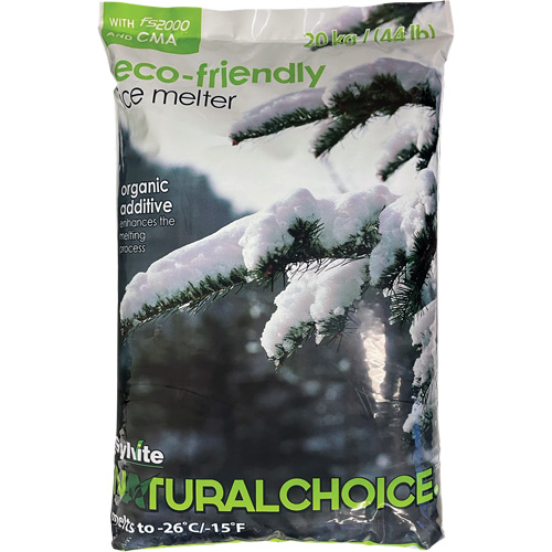 Produits de d&eacute;glaçage Natural Choice, Sac, 44 lb(20 kg), Point de fonte -26°C (-14,8°F) Les Distributions ICE