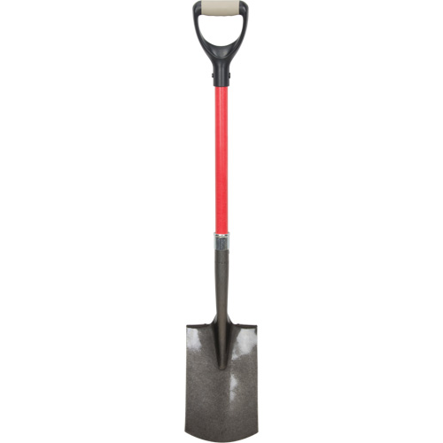 Pelles robustes, Fibre de verre, Lame Acier au carbone, Manche en Prise en D, Longueur 30-1/2" Les Distributions ICE