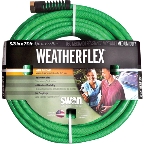 Boyaux d'arrosage pour travaux moyens Weatherflex , Vinyle, 5/8" dia x 75' Les Distributions ICE