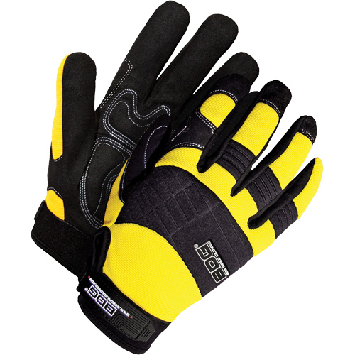 Gants performants &agrave; usage intensif avec paumes coussin&eacute;es, Paume Synth&eacute;tique, Taille Grand Les Distributions ICE