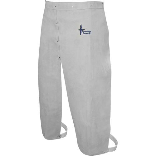 Tablier de soudage en cuir, Taille &agrave; jambes fendues, 32" lo, Gris perle Les Distributions ICE