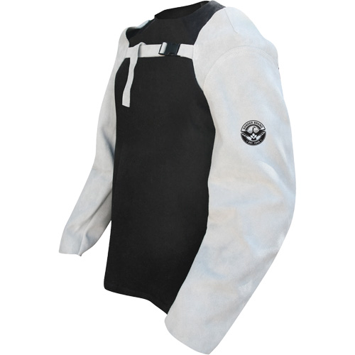 Leather Welding Sleeves, 24" L, Pearl Grey Les Distributions ICE