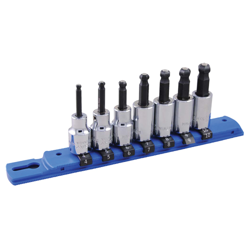 Metric Ball Nose Socket Set, 7 Pcs Les Distributions ICE