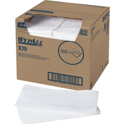 Essuie-tout X70 pour le service alimentaire, Sp&eacute;cialis&eacute;, 23-1/2" lo x 12-1/2" la Les Distributions ICE