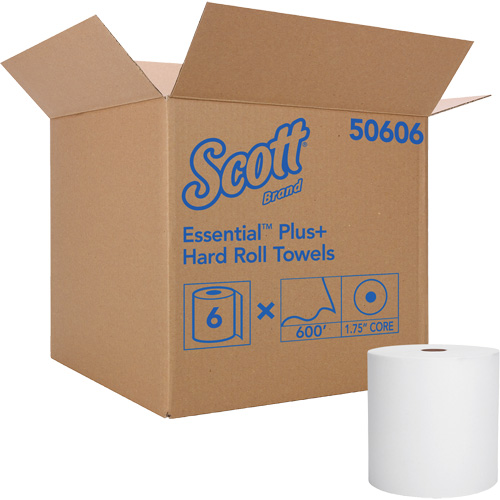 Kleenex&reg; Hard Roll Towels, 1 Ply, Standard, 600' L Les Distributions ICE