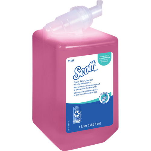 Nettoyant pour la peau avec agents hydratants Scott Pro, Mousse, 1 L, Parfum&eacute; Les Distributions ICE