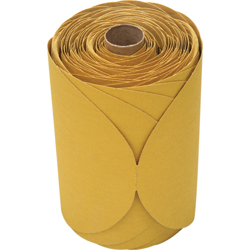 Disque dor&eacute; en rouleau Stikit, 6" dia., Grain 120, Oxyde d'aluminium Les Distributions ICE