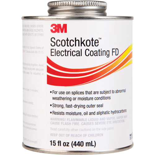 Rev&ecirc;tement &eacute;lectrique FD Scotchkote, Transparent, 15 oz, Canette Les Distributions ICE