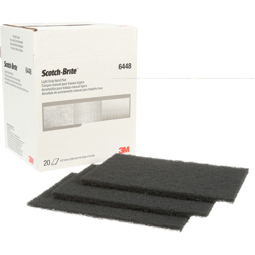 Tampon manuel pour travaux g&eacute;n&eacute;raux Scotch-Brite, Carbure de silicium, 6" x 9", Grain Ultra fin Les Distributions ICE