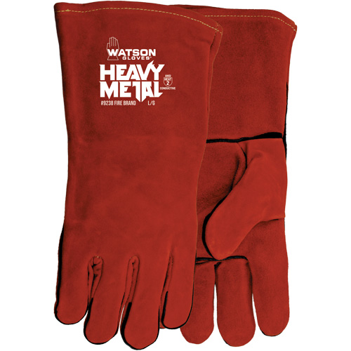 Fire Brand Welding Gloves, Split Cowhide, Size One Size Les Distributions ICE