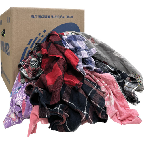 Chiffons d'essuyage, Flanelle, 10 lb Les Distributions ICE