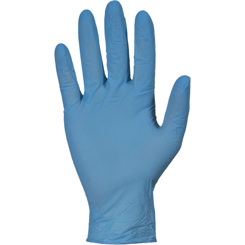 Gants jetables RDNPF KeepKleen, Grand, Nitrile, 4 mils, Sans poudre, Bleu, Classe 2 Les Distributions ICE