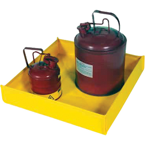 Flexible Ultra-Utility Tray&reg;, 12" L x 12" W x 4.8" H, 1.5 US Gal. Spill Capacity Les Distributions ICE